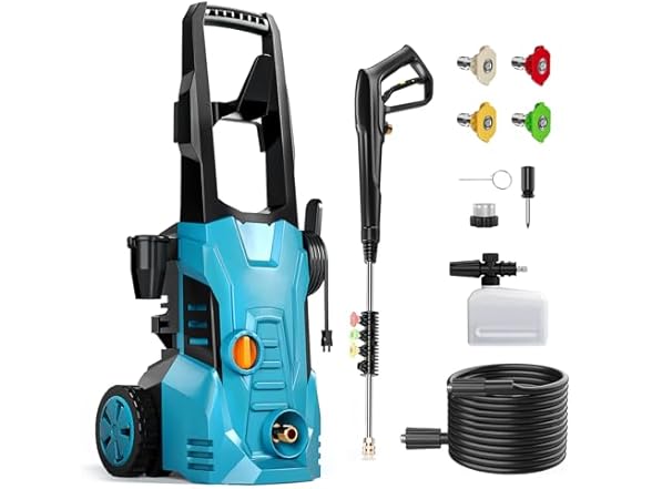 GREENER PW03 Electric Pressure Washer Blue