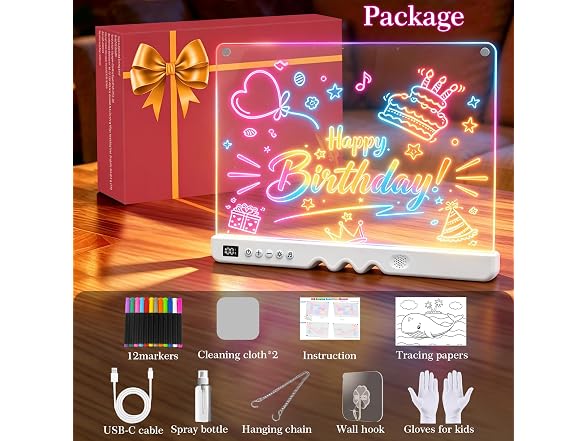 16in LED Drawing Board with Music & Lights