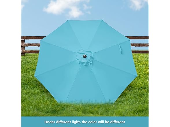 HealSmart 9ft Patio Umbrella with Push Button Tilt/Crank