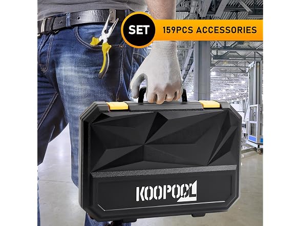 KOOPOOL Tool Set Kit for Mechanic Home