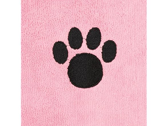 Bone Dry Pet Robe Collection, Embroidered Bath Robe