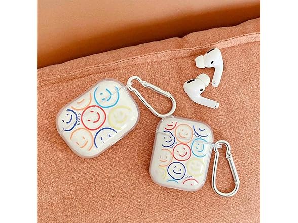 JANDM Compatible with Airpods Pro Smiley