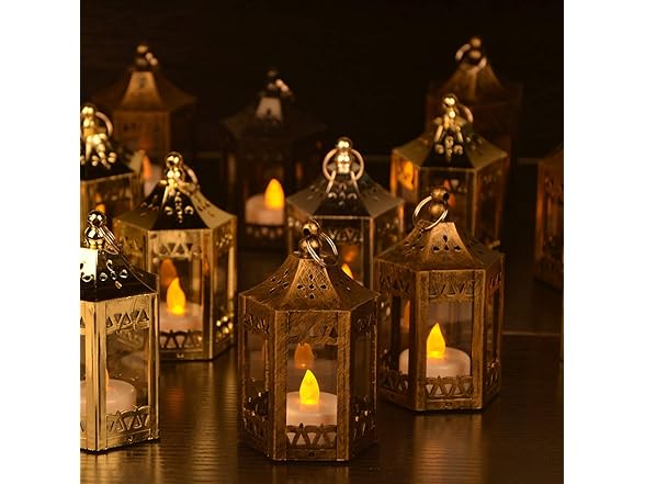 Mini Star Lantern with Flickering LED