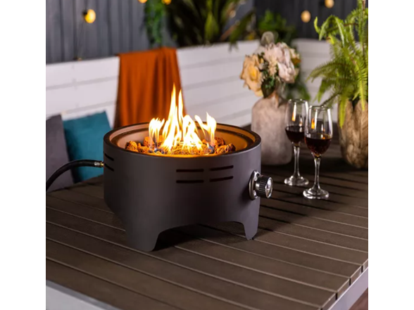 Dometour W853P232639 15 inch Portable Propane Fire