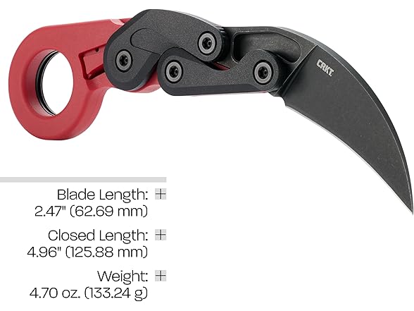 CRKT Provoke Grivory Red