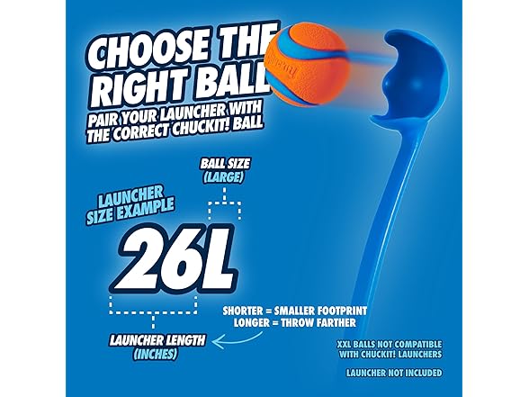 Chuckit! Sport 26L Dog Ball Launcher