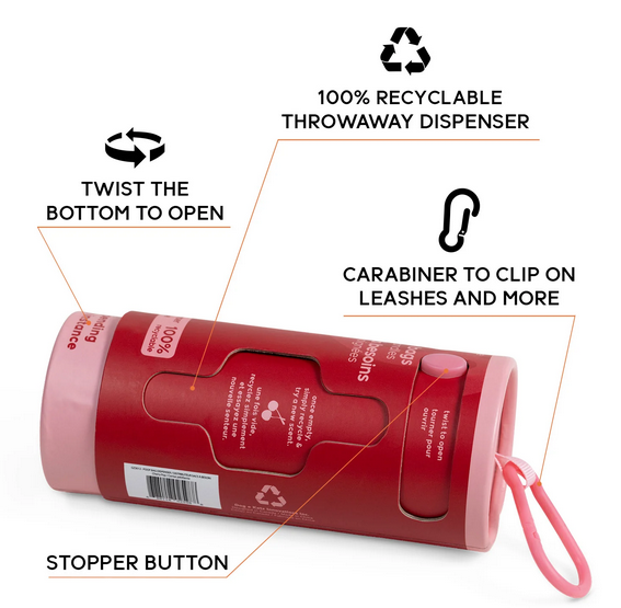 GOO EEZ Fresh Eco-Friendly Poop Bag Swirl - Gallery 2