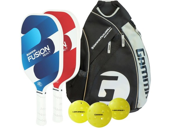GAMMA Fiberglass Pickleball Paddle Set