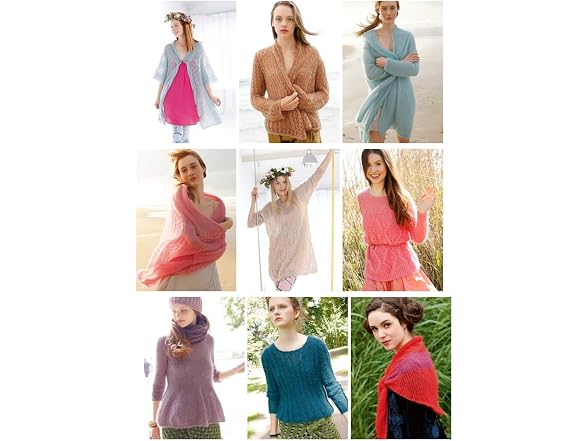 6 Skein Angola Mohair Yarn,Long-haired