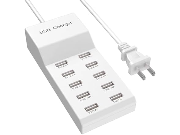 USB Wall Charging Station