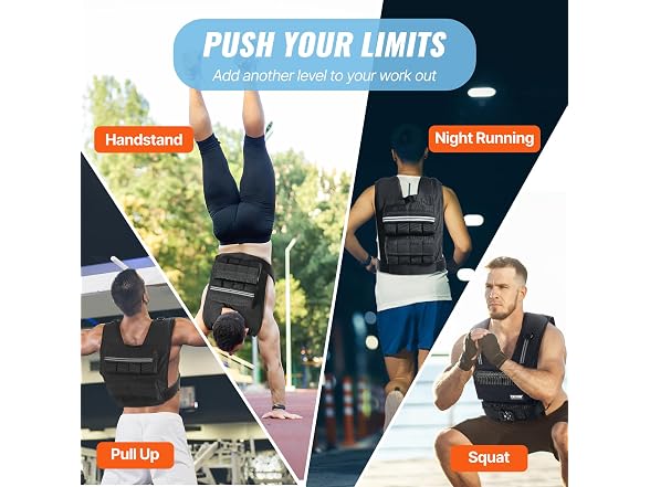 VEVOR Adjustable Weighted Vest
