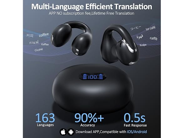 iAMJOY AI Language Translator Earbuds