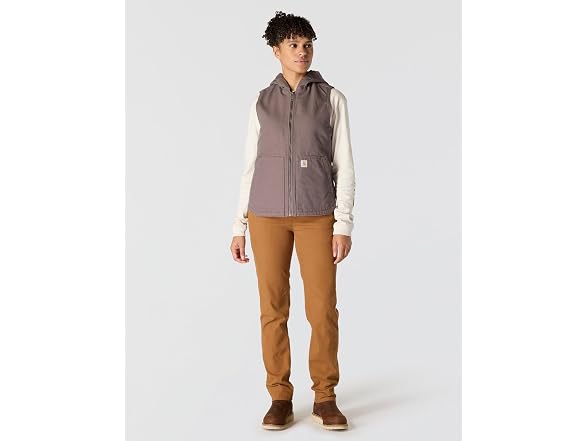 Carhartt Women (M) Duck Hooded Insulated Vest
