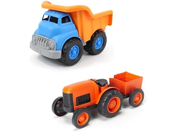 Green Toys Big Wheels & Farm Fields Bundle