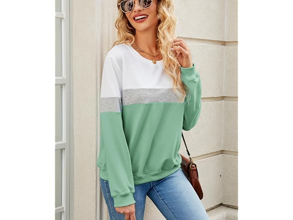 FKEEP Women's Crew Neck Sweatshirt (Small)