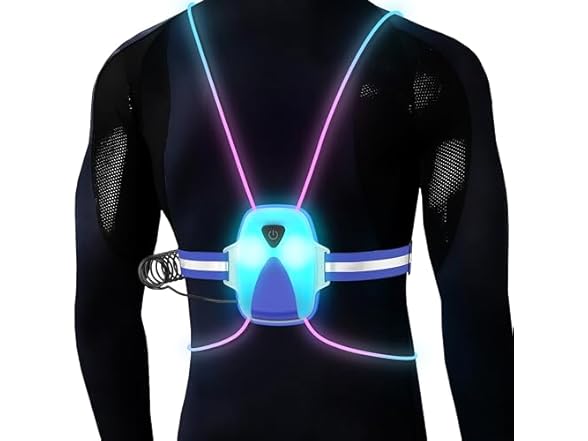 Qimh LED Reflective Running Vest