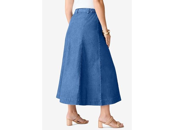 Roaman's Women (12 Plus Tall) 24/7 Stretch Skirt