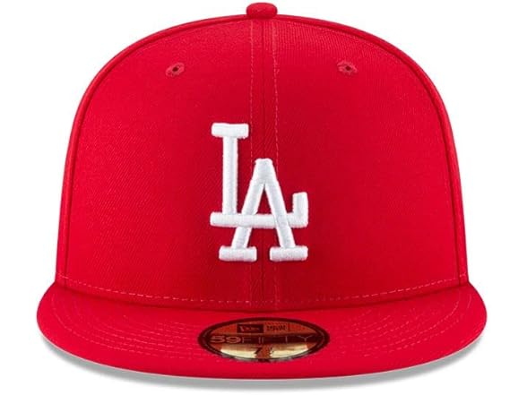 New Era Los Angeles Dodgers 59FIFTY Fitted Hat - Scarlet (Open Box)