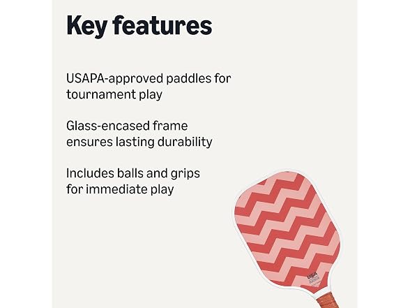 Amazon Basics Pickleball Paddles Set of 2