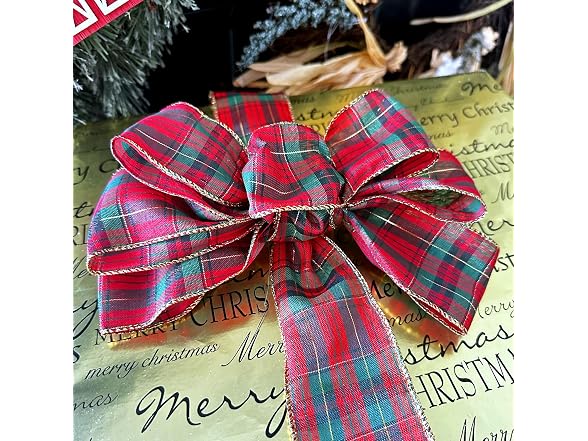Holiday Wired Christmas Tree Ribbon - Gallery 4