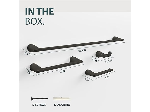 Mega Handles Bathroom Towel Holder Set