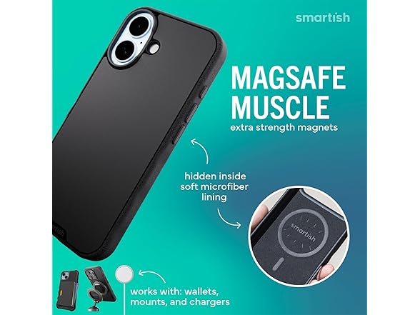 Smartish iPhone 17 Gripmunk MagSafe Case