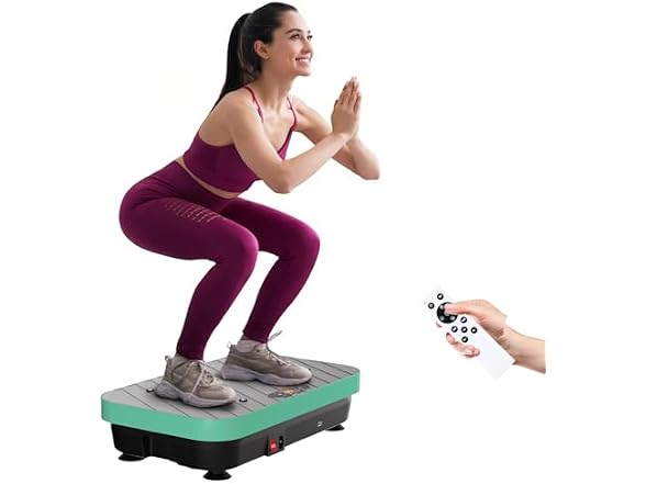 TISSCARE Green Vibration Plate Exercise Machine