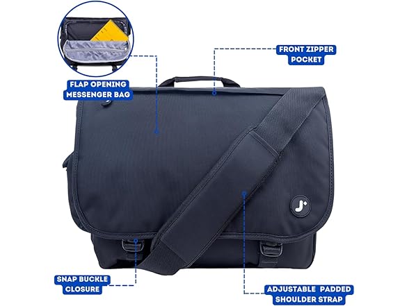 J World New York Thomas Laptop Messenger Bag