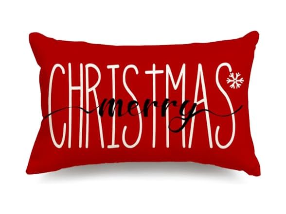 ARGOOFG Christmas Pillow Covers - 12x2