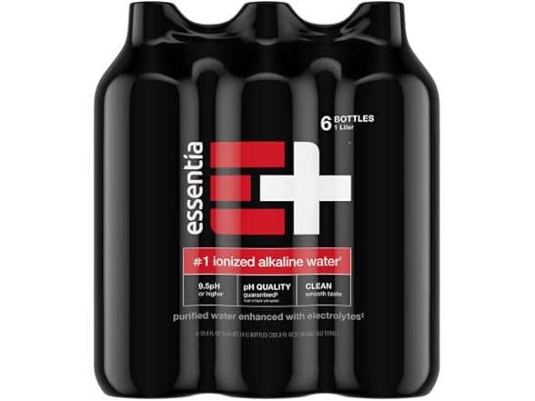 Essentia Water, Ionized Alkaline 6 Count