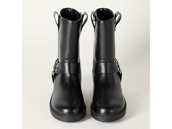 The Drop Women's Lilith Short Moto Boot with Buckles