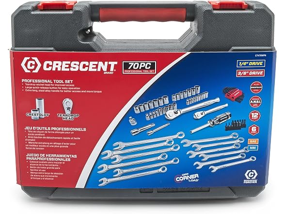 Crescent CTK70MPN 70 PC Hand Tool Set