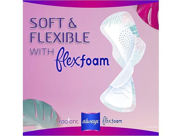 Always Radiant Heavy Feminine Pads Scented