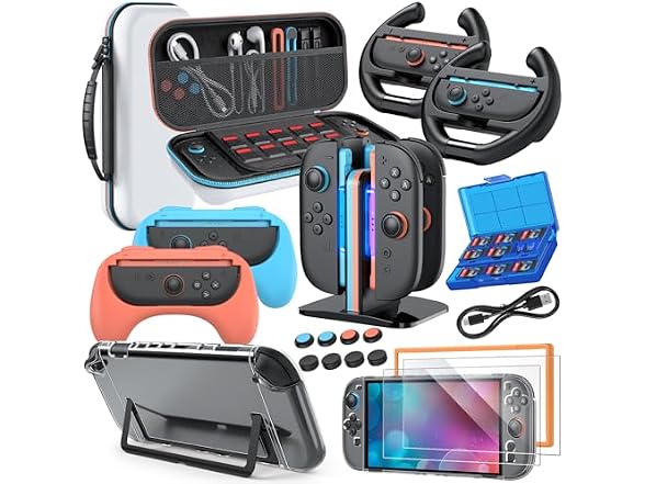 MENEEA Switch 2 Accessories 20pc Case
