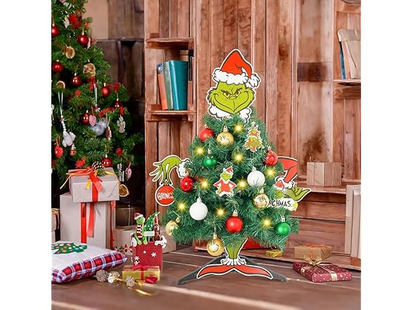 KISIQI Grinch Tabletop Decoration