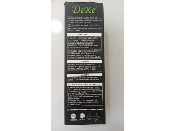 Signature Dexe Black Hair Shampoo 400 ML Instant