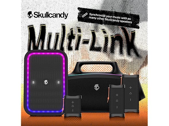 Skullcandy Barrel Water-Resistant Boombox Speaker