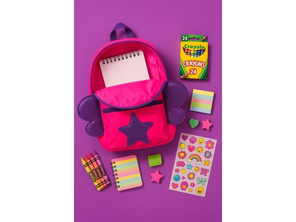 Bright Pink & Purple Star Backpack