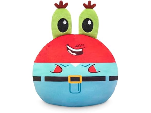 Mr. Krabs & Krabby Patty Reversible Plushie