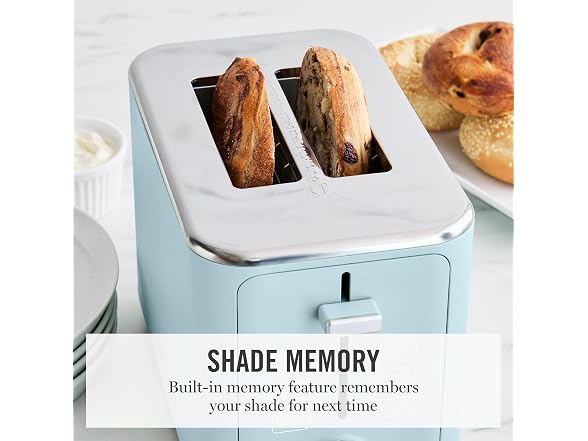 Martha Stewart 2-Slice Toaster Sky Blue