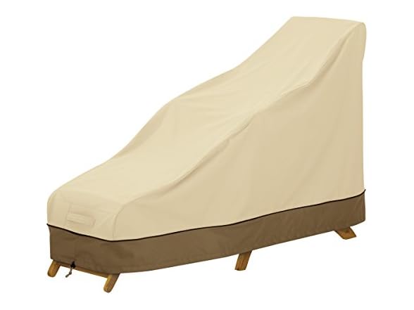 Water-Resistant 65 Inch Patio Chaise Cover