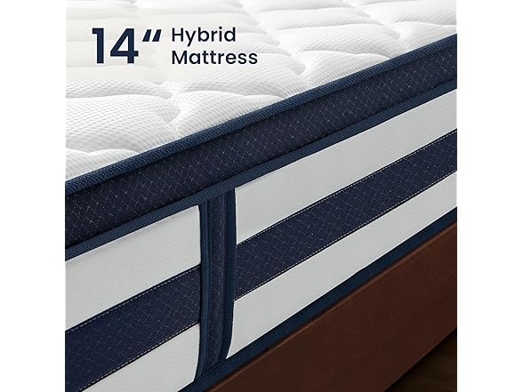 King 14" Gel Memory Foam Mattress