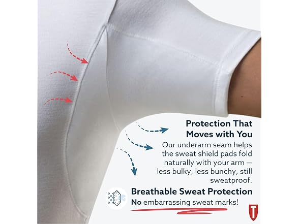 Thompson TEE Men (M) Sweatproof Rayon V Undershirt