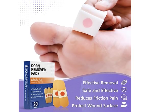 QIYANA Corn Remover Pads 30 Count