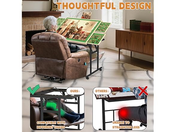 1500 Pieces Puzzle Table