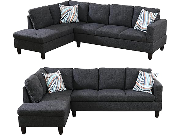 SumKea L-Shaped Sectional Sofa Set (Your Choice)
