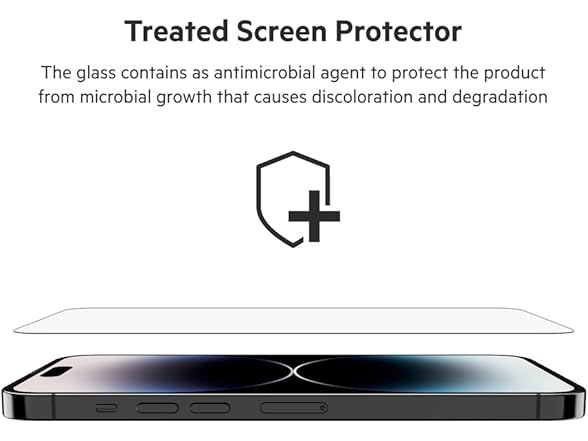 Belkin Belkin TemperedGlass iPhone 14 Pro Max Screen Prote