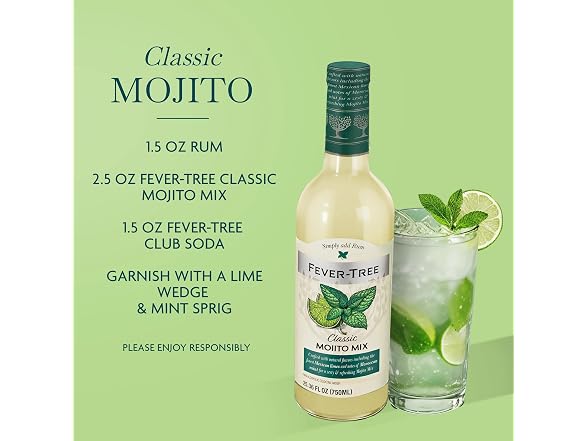 Fever-Tree Classic Mojito Mix, Non Alcoholic
