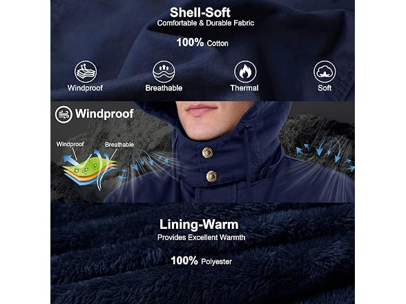 Chexpel Men (XXL) Military Coat