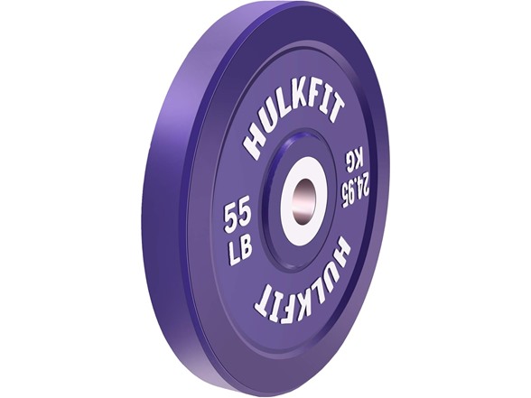 HulkFit Olympic Rubber Bumper Plate